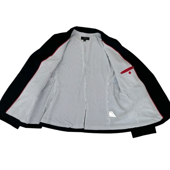 J. Crew black wool stretch jacket blazer shawl lapel single button 12 - Picture 9 of 16